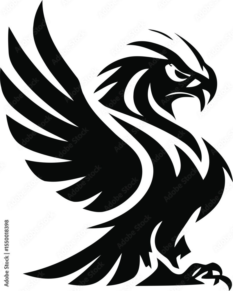 Obraz premium Eagle Logo Design Symbol of Freedom and Power