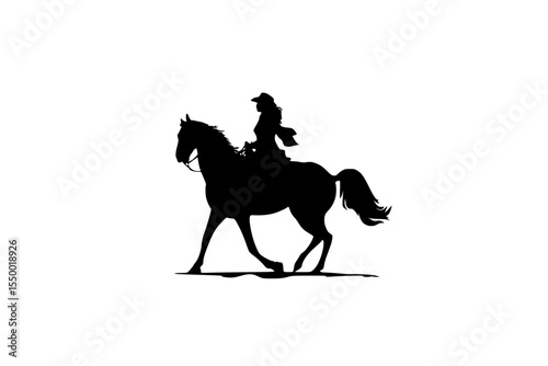 a black silhouette of a man riding a horse black, horse, man, ride, ride on, rider, silhouette 