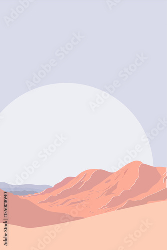 Stone, Rocks, Mountain Peak, Road, Sun, Moon, Sky, Sunset, Business, Mountain, Mindset, Artwork, Vector