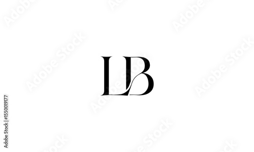LB initial letters, monogram logo