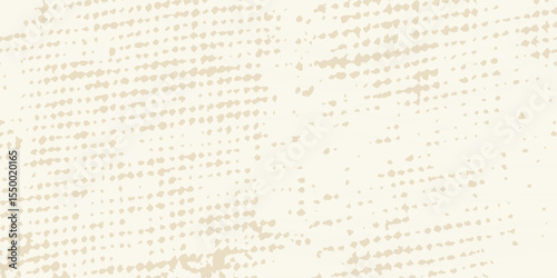Ecru gradient with texture of eggshell. Pastel light beige background, modern dotted vector design, paper texture modern arts dot