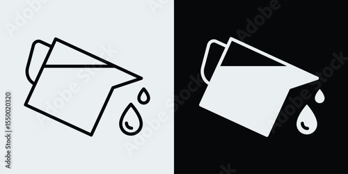 Fill icon with black and gray color