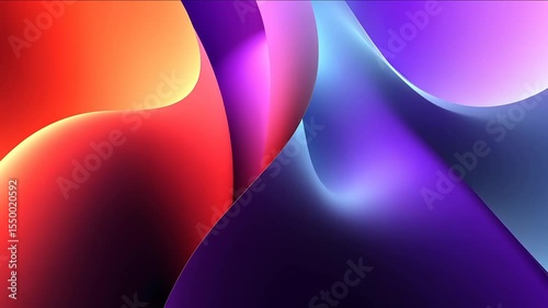 Abstract vibrant color design
