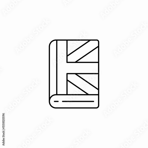 book stack open icon sign vector