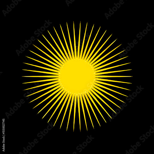 abstract background with rays
