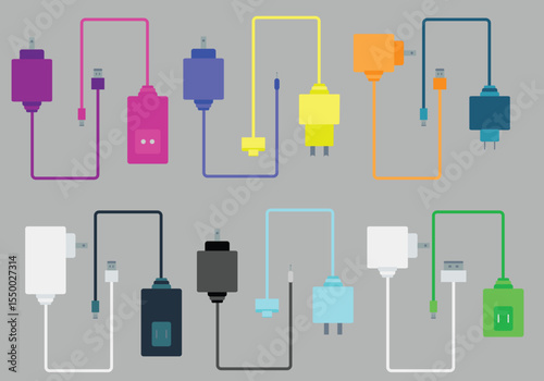 Free Phone Chargers Vector  Vector