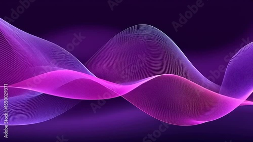 Abstract purple and pink wave design