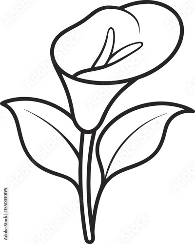 vector illustration of a rose