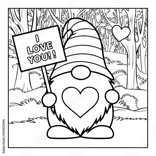 vector illustration of a coloring page