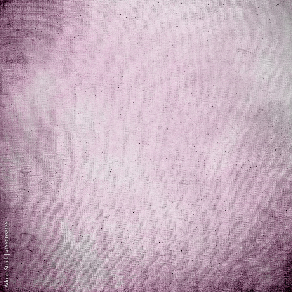 Fototapeta premium Soft lavender grunge background with faded edges, distressed texture, and subtle vintage stains. Ideal for feminine designs, invitations, posters, scrapbooking, overlays, and digital art projects.