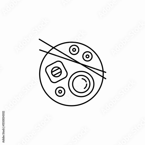 asian food chopstick icon sign vector