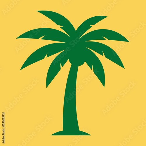 vector illustration of a palm tree