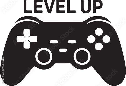 Gaming Silhouette vector illustration