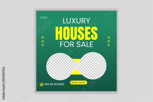 The Perfect Modern Home Social Banner Template	