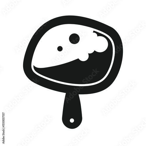 car mirror with foam and sponge