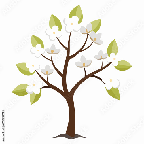 Modern Custard Apple Design Element