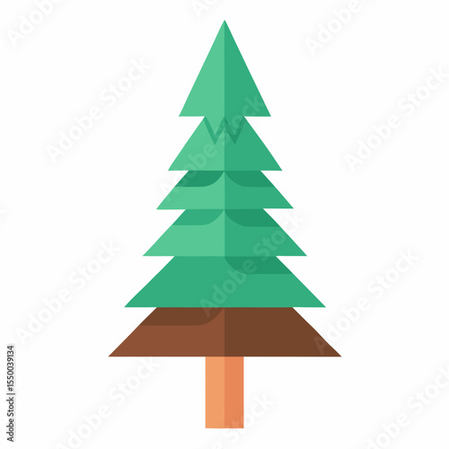 Clean Elm Tree Clipart Graphic