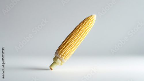 Whole Corn on the Cob Lying on White Surface
