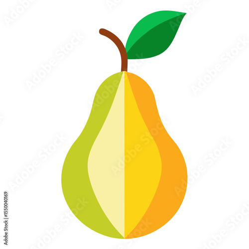 Simple Oak Tree Line Art Icon