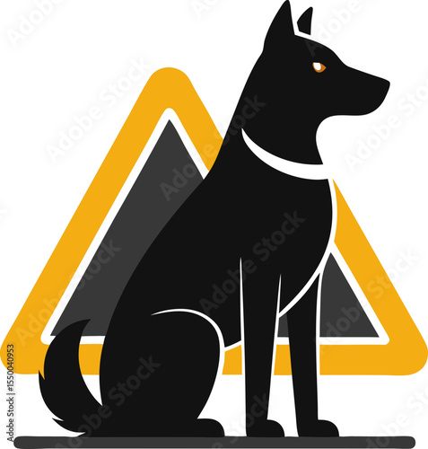 black and white wolf