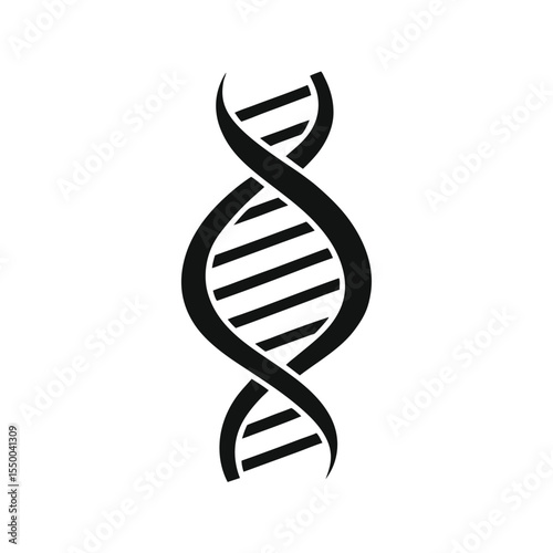 dna strand vector illustration