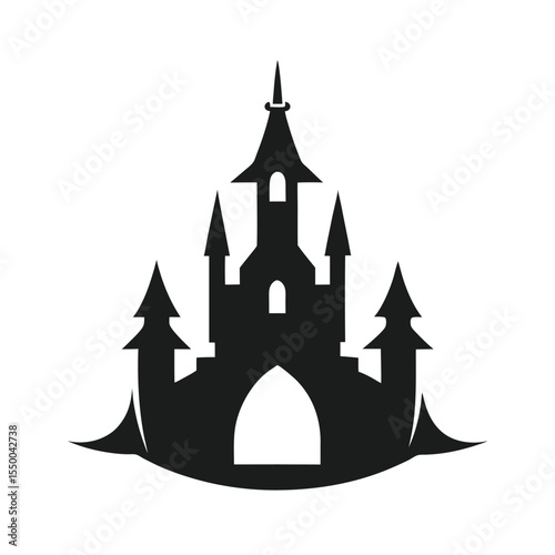 vector illustration of a castle