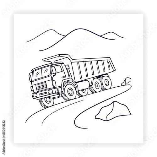 Vehicle and Transportation Doodle Icons 