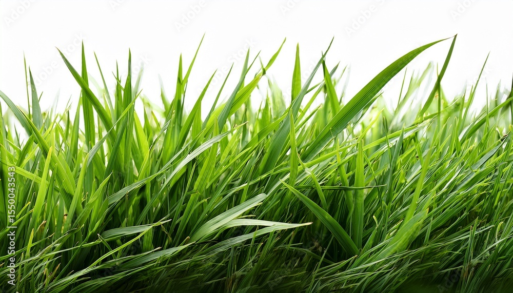 Fototapeta premium fresh green grass isolated against a transparent background
