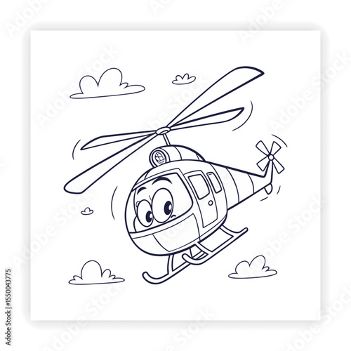 Vehicle and Transportation Doodle Icons 