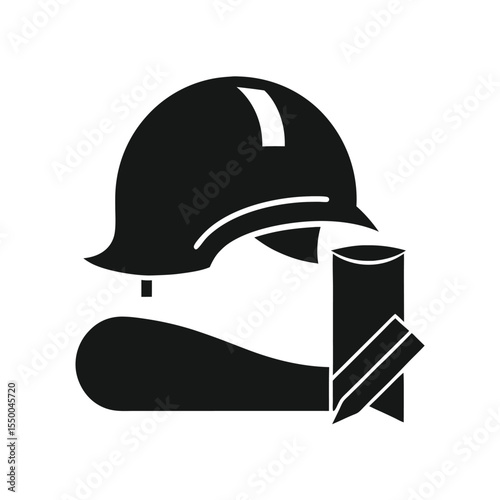 vector illustration of a helmet