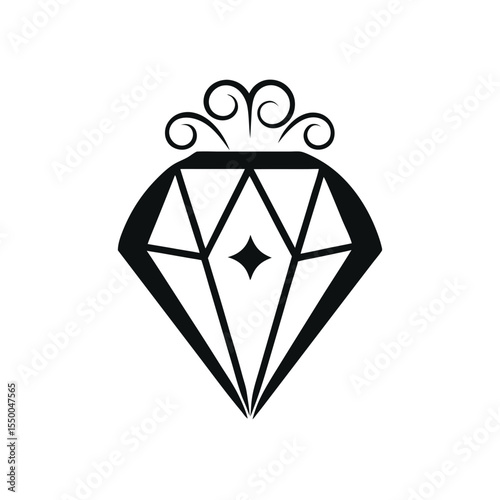 diamond boutique logo on white background