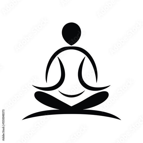 yoga meditation icon