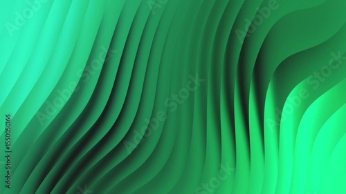 Abstract green flowing waves motion background for modern and contemporary graphic design