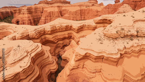 Sandstone canyon