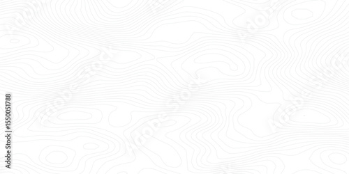 Abstract geometric topographic map background. Grey topographic lines contours in motion dynamic line patterns.