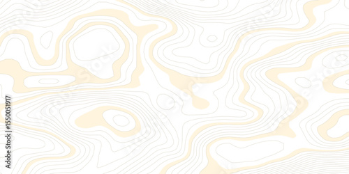 Abstract geometric topographic map background. Grey topographic lines contours in motion dynamic line patterns.