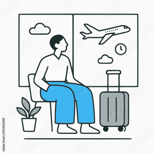 Flat Lifestyle Character Illustration Set