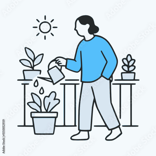 Flat Lifestyle Character Illustration Set