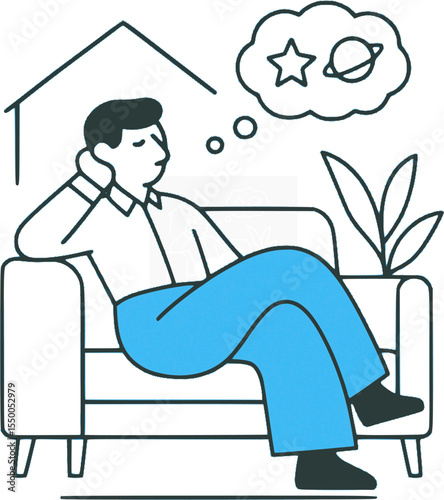 Flat Lifestyle Character Illustration Set