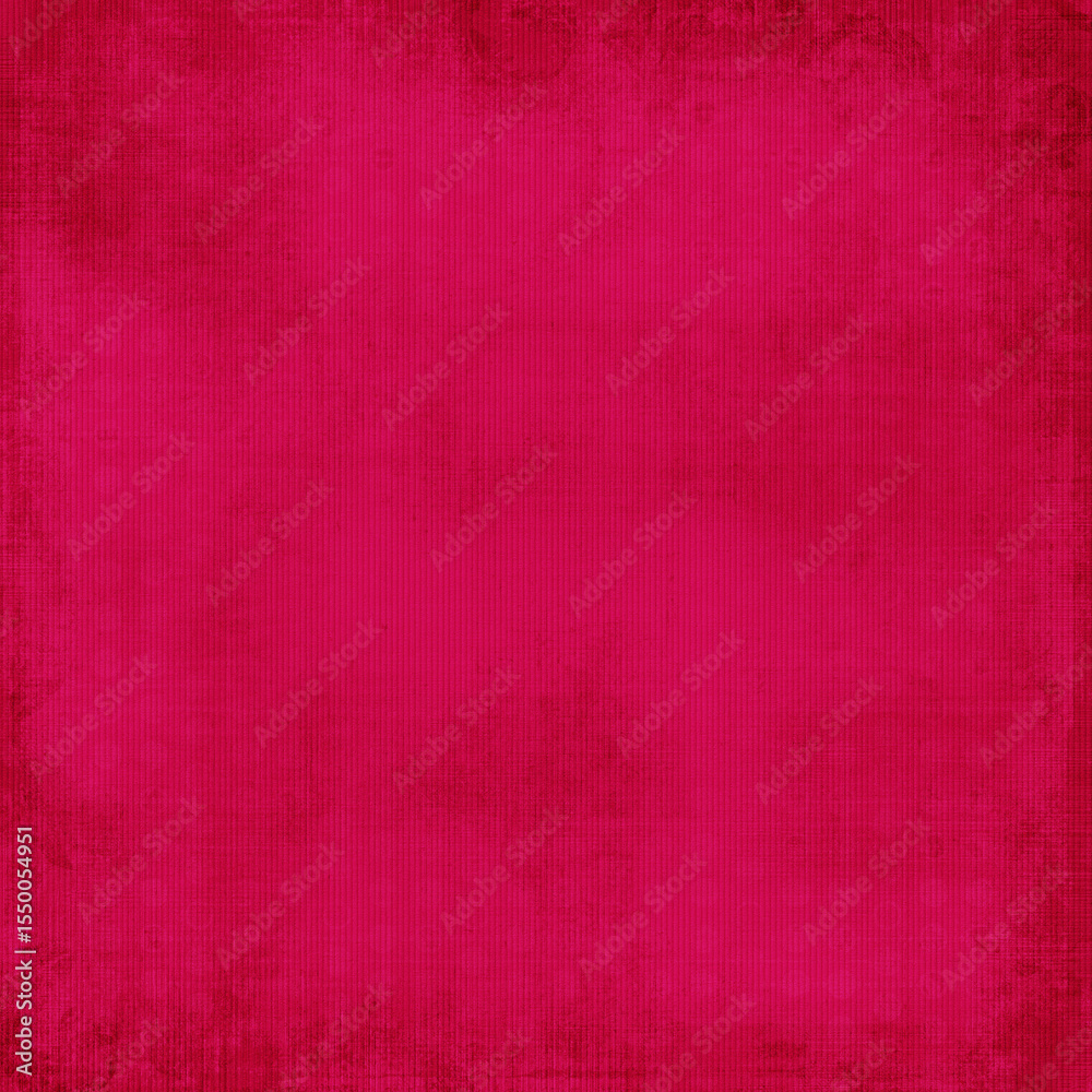 Fototapeta premium Vibrant fuchsia background with distressed edges, subtle worn details, and a textured antique paper effect—perfect for invitations, posters, branding, bold themes, and digital design projects.