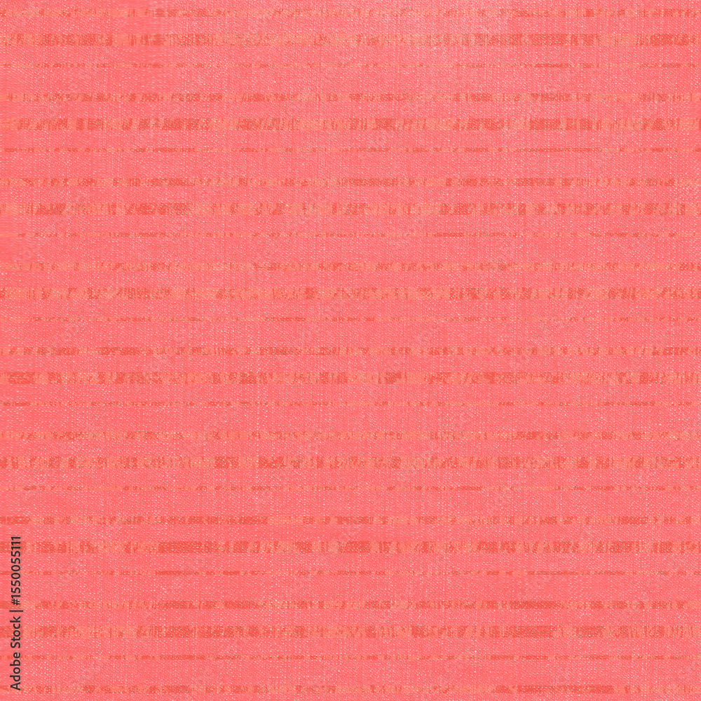 Fototapeta premium Vibrant coral textile background with subtle woven pattern, soft cloth texture, and even coloration—ideal for fashion design, fabric mockups, packaging, scrapbooking, and digital design projects.