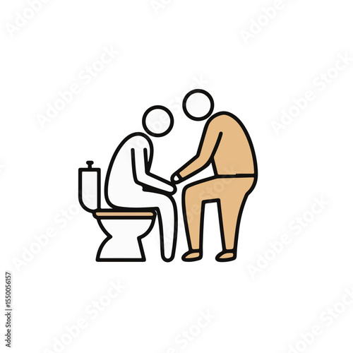 An Illustration of a Person receiving assistance.