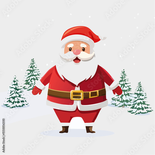 santa claus with gifts