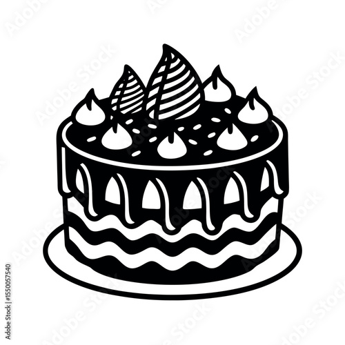 Dessert Treats Line Drawing Vector Pack