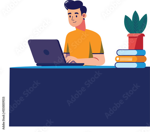 man working on laptop, a boy with laptop, a man sitting a desk with a laptop, business man with laptop, business man working on laptop