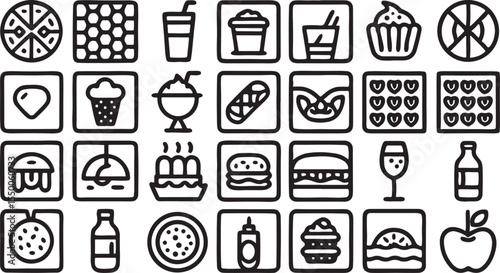 set of different objects and accessories