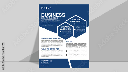 Business or Corporate flyer design template