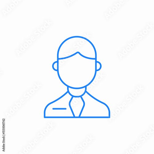 businessman icon icon sign vector