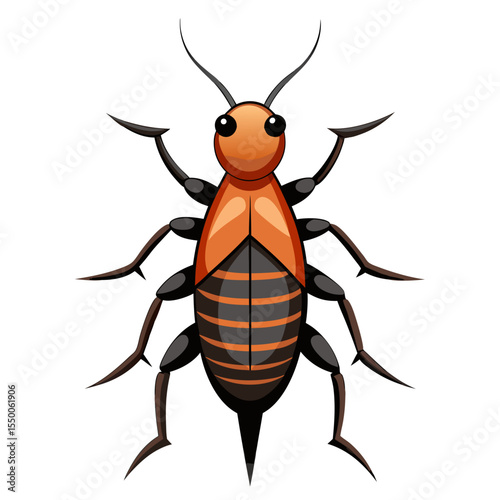 vector illustration of a bug