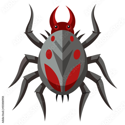 red devil isolated on white
